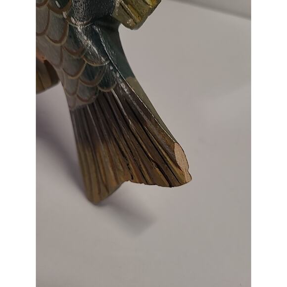 Wooden Fish Wall Hanging Decor *Small Flaw* - Picture 3 of 11